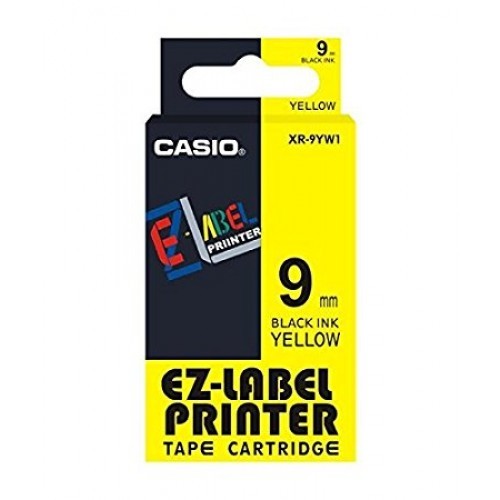 9mm Black on Yellow Casio Tape( G09)