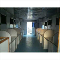 Industrial Office Container - Steel, 40 Ft Length | 12-30 Mm Wall Thickness, Modular Design, Easily Assembled