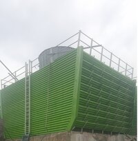 Cooling Tower Casing - Frp, 260 Ft Length, Grey Color, 220-480 Volt, 550 Kg Weight | Industrial Use, Durable, Noise-reducing Design