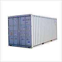 Marine Shipping Container - 20 Feet, Galvanized Steel, White | 20-30 Ton Capacity, Double Door, Standard Locks