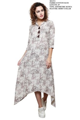 Casual Cotton Printed Kurti