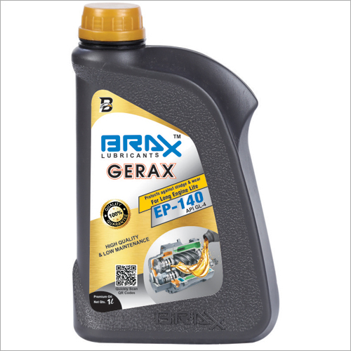 EP 140 Gear Oil - Pale Yellow Adhesive Grade, API GL-4 | 1L Bottle for Four Wheeler Use, Enhanced Performance and Reliability