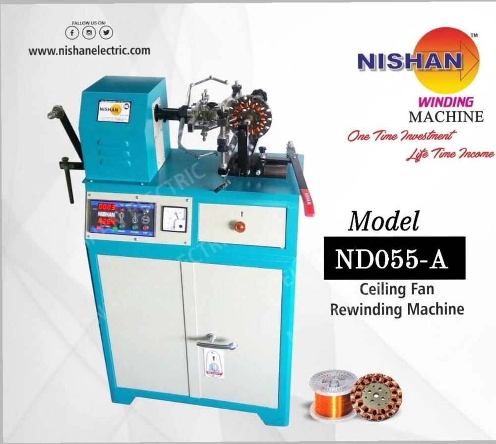 Auto Stop Ceiling Fan Winding Machine