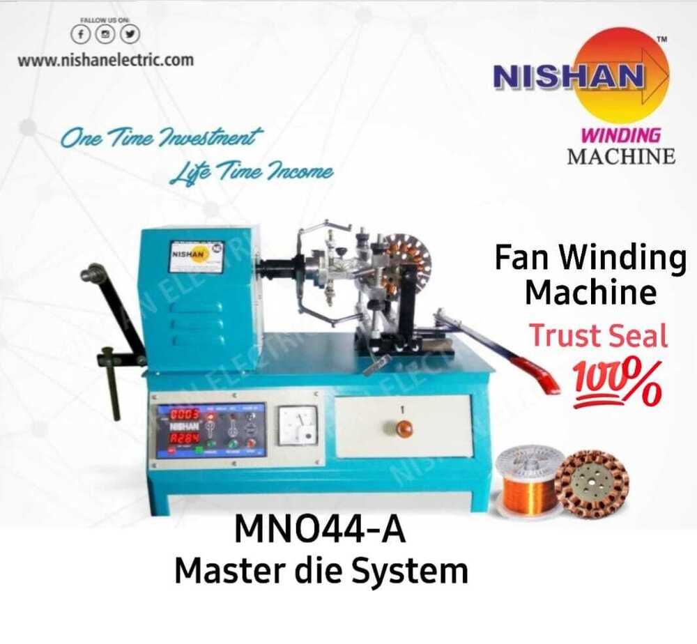 Blue Fan Coil Winding Machine