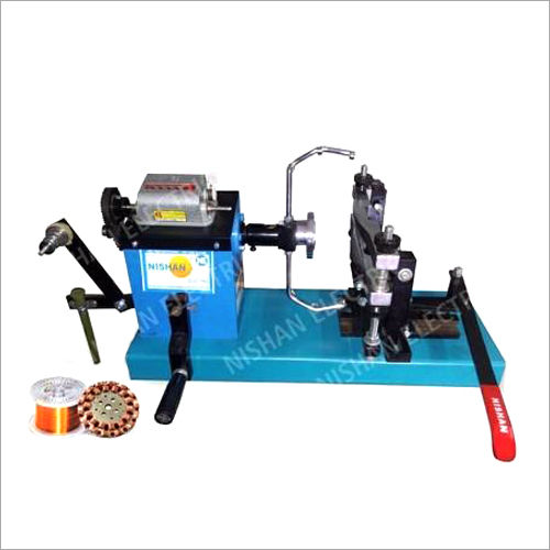 Blue Hand Operating Fan Winding Machine