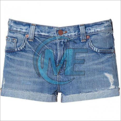 Ladies Denim Hot Pant