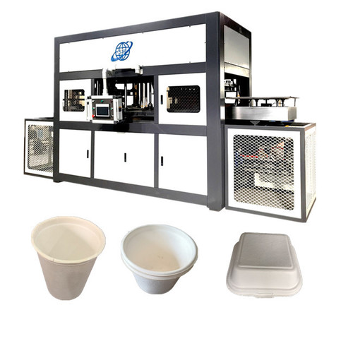 Bagasse pulp cup making machine
