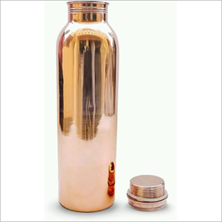 Plain Copper Water Bottle