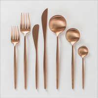 Copper Cutlery Set - Premium Grade Copper | Stylish Spoons, Forks, And Knives For Everyday Meals And Festivities, Easy To Clean With Gentle Soap