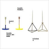 Candle Holder Stand - Iron & Plastic Material, Various Sizes & Designs | Sparkling Look, Unique Design, Beautiful Pattern, Perfect Finish