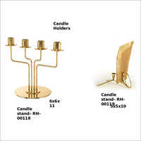 Decorative Candle Holder - Copper Metal, Geometric Design With Spacious Candle Pockets | Ideal For Home Decoration, Weddings, And Holiday Gifts