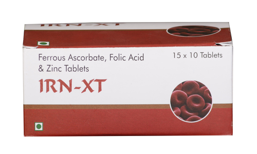 Ferrous Ascorbate Folic Acid Zinc Tablet