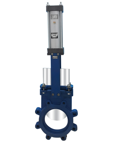 Knife Gate Valve - Color: Blue