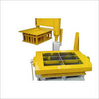 Yellow Manual Block Making Machine