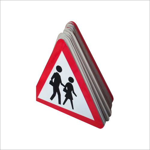 Pedestrian Crossing Mandatory Sign Boards Body Material: Ms at Best ...