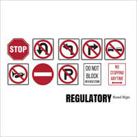 Regulatory Road Signage