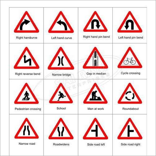 Road Caution Signage