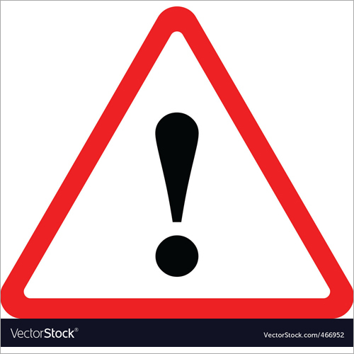 Triangular Warning  Signage Application: Used As Signs Board