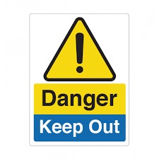 Hazard Precaution Signage Application: Used As Danger Sign Board At Different Places