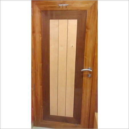 Decorative Wooden Door - Wood, 78x36 Inches, Brown, 35mm Thick | Elegant Design, Solid Core, Varnished Finish, Durable, Customizable