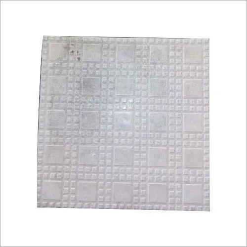 Square Chequered Tiles - Medium, Small, Large Sizes | Gray Ceramic, 6-8 mm Thickness, Ideal for Garden and Lawn