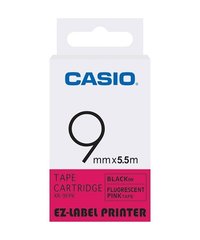 9mm Black on Pink Casio Tape(CG42)