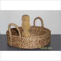 Jute Round Tray