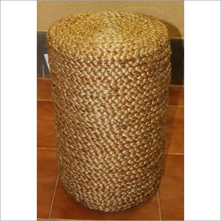 Decorative Jute Pouf