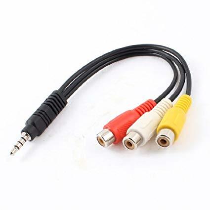 3.5 EP To 3 RCA Cable