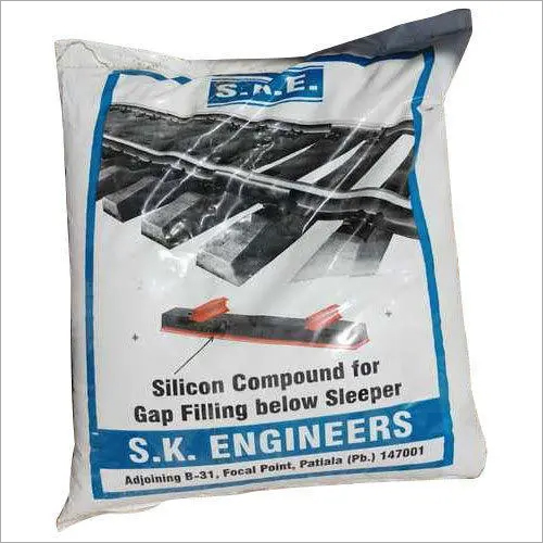 Silicon Compound for Railway Sleeper - Technical Grade 1 Kg Powder, Size 47.5 MM, Sand Material, Ideal for Gap Filling Below Sleeper