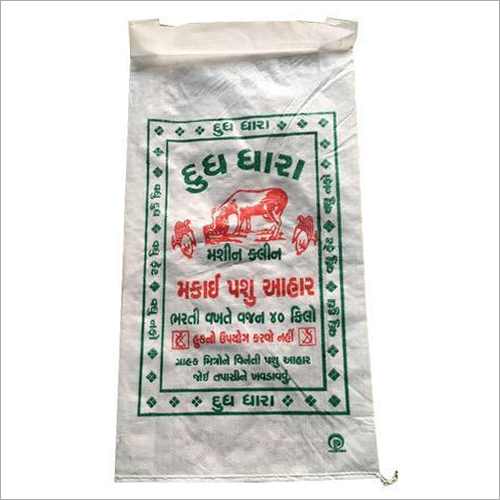 White Pp Cattle Feed Bags