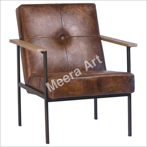 Leather Designer Brown  Chair