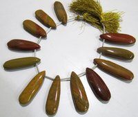 Natural Camel Agate Pear Shape Plain Smooth Briolette beads