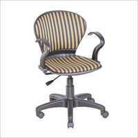 Painted Low Back Revolving Chair