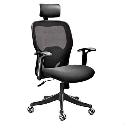 Black Designer Mesh Chair
