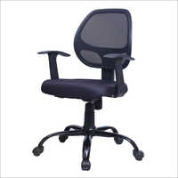 Black Office Staff Mesh Chair