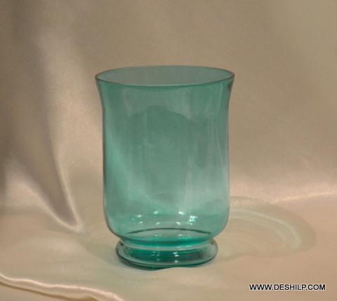 Sky Blue Colorful Glass Tumbler - Shape: Cylinder