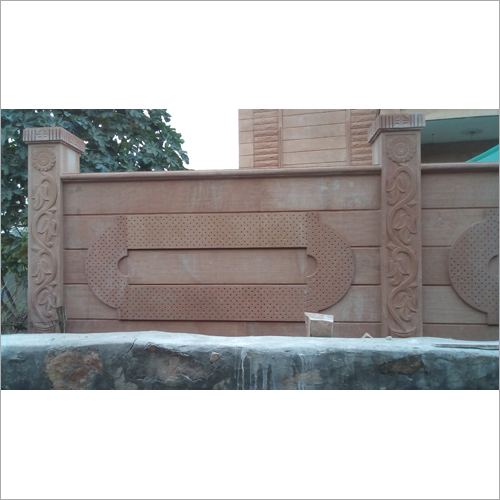 Sandstone Boundary Wall