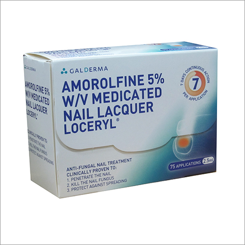 Loceryl nail lacquer (amorolfine)