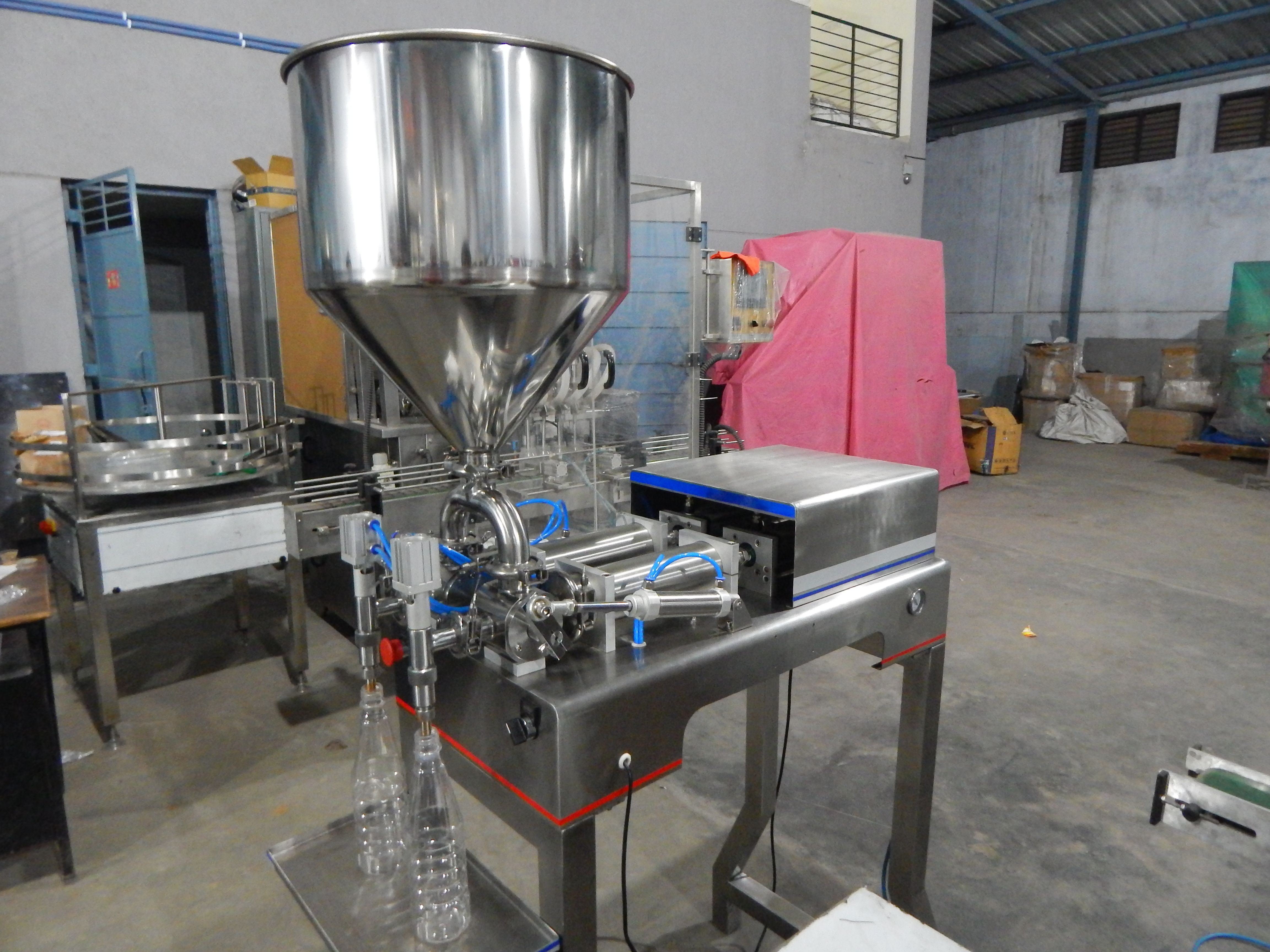 Semi Automatic Single Head Piston Type Pickle Filling Machine