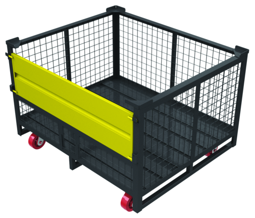 Cage Bin With Castor