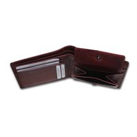 Men Leather Bi-Fold Anti-Theft Wallet