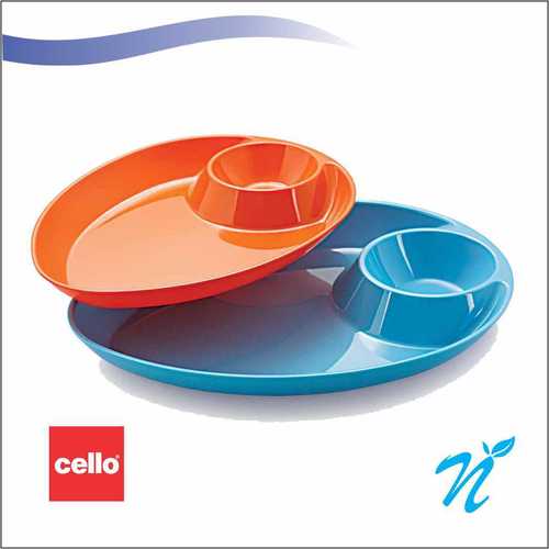 Cello DIP and munch platter small set 2pcs By NEWGENN INDIA