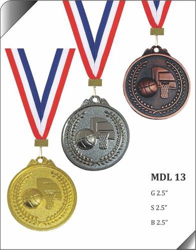 Round Basket Ball Medal