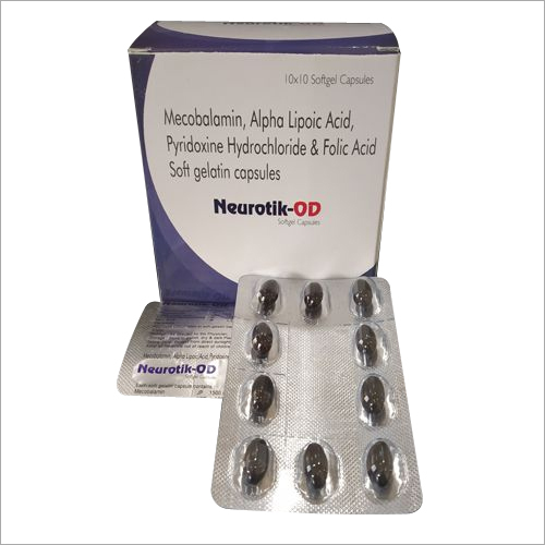 METHYLCOBALAMIN, ALA, PYRIDOXINE, FOLIC ACID SOFTGELCALSULE