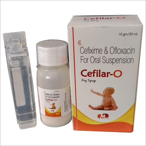 CEFIXIME, OFLOXACIN - White, 10 gm/30 ml Oral Suspension | Effective Treatment, Fast Relief, Child-Friendly, Broad Spectrum