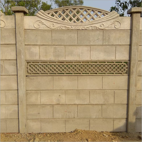 Outdoor Designer Concrete Compound Wall Application: Industrial