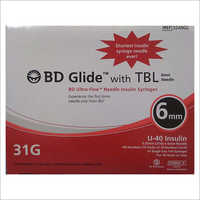 6 mm Needle Insulin Syringes