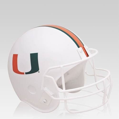 Miami Hurricanes Football Helmet Urn