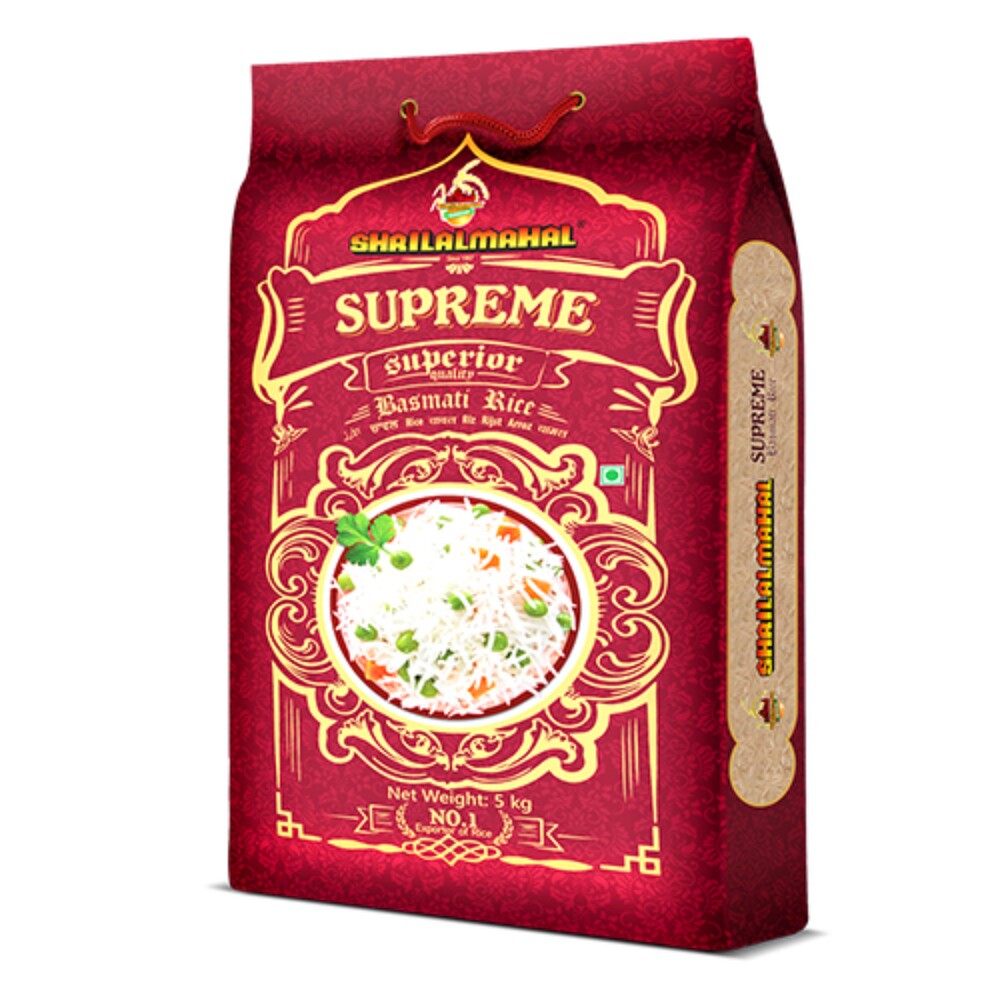 5Kg Supreme Basmati Rice - Broken (%): 5%